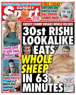 The Sunday Sport – October 30, 2022
