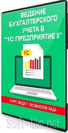 Лада Люзинелли - Ведение бухгалтерского учета в «1С:Предприятие 8» (2024) Видеокурс