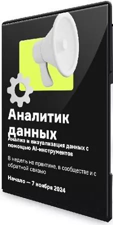 AI Аналитик. Анализ и визуализация данных с помощью AI-инструментов (2024) Видеокурс