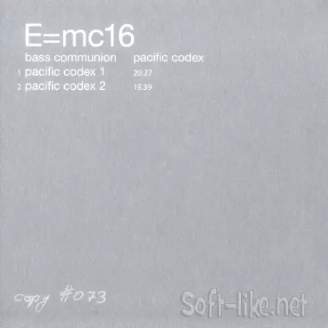Bass Communion - Pacific Codex (2008) DVD-Audio