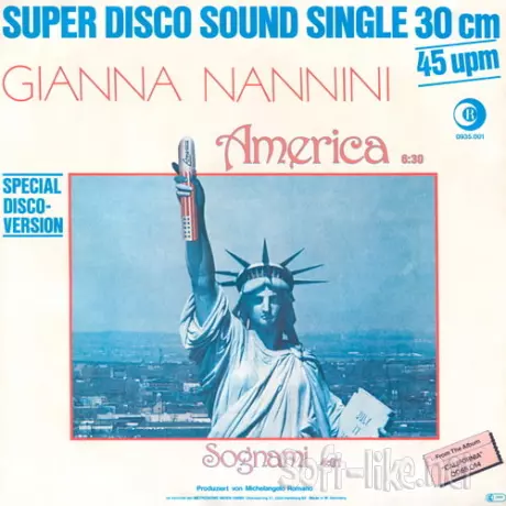 Gianna Nannini - America (12 Maxi-Single) (1979) WavPack