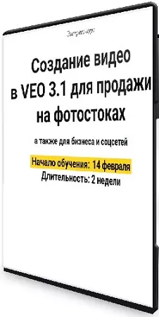 Вадим Закиров - Создание видео в VEO 3.1 для продажи на фотостоках (2026) Видеокурс