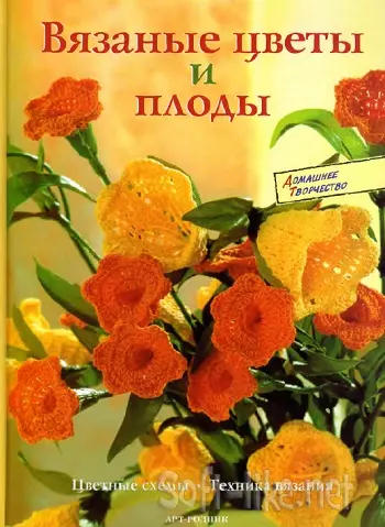 Вязаные цветы и плоды 2004