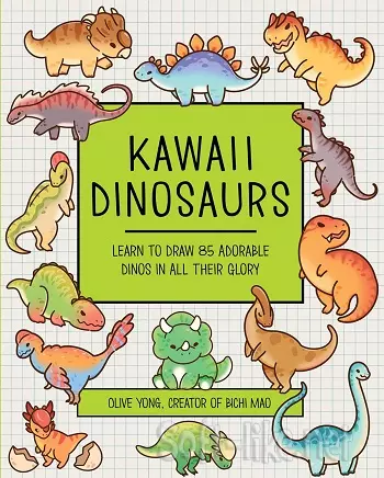 Kawaii Dinosaurs: Learn to Draw 85 Adorable Dinos in All Their Glory