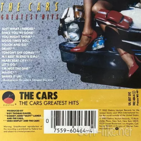 The Cars - Greatest Hits (1985) ALAC